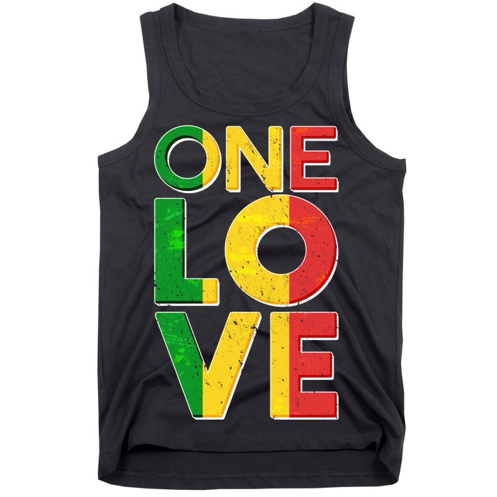 One Love African Colors Tank Top