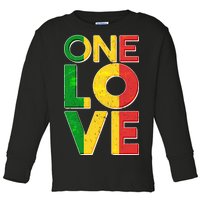 One Love African Colors Toddler Long Sleeve Shirt