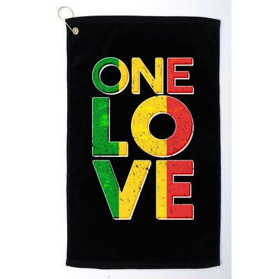 One Love African Colors Golf Towel