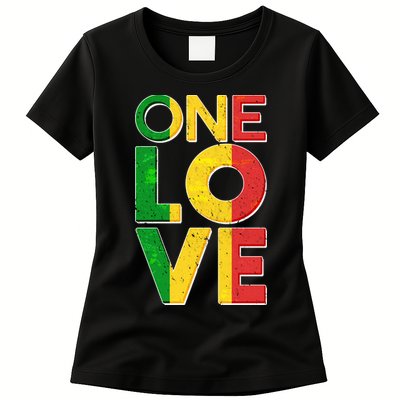 One Love African Colors Womens T-Shirt