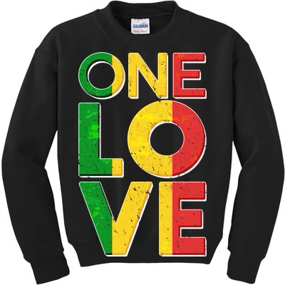 One Love African Colors Kids Sweatshirt