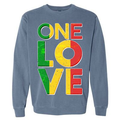 One Love African Colors Garment-Dyed Sweatshirt