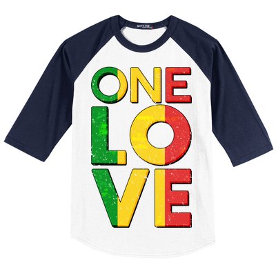 One Love African Colors Baseball Sleeve Shirt