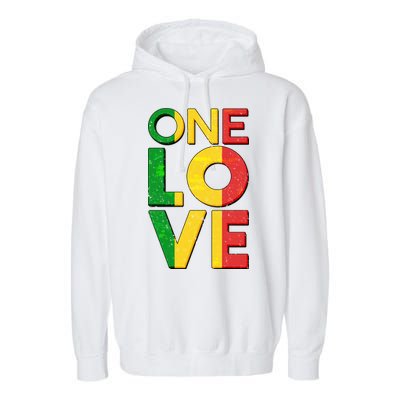 One Love African Colors Garment-Dyed Fleece Hoodie