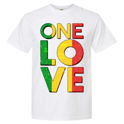 One Love African Colors Garment-Dyed Heavyweight T-Shirt