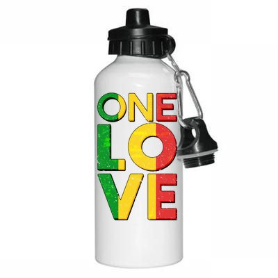 One Love African Colors Aluminum Water Bottle