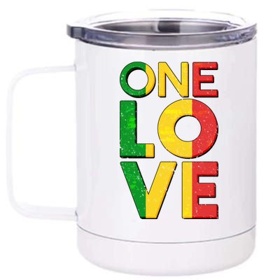 One Love African Colors 12 oz Stainless Steel Tumbler Cup