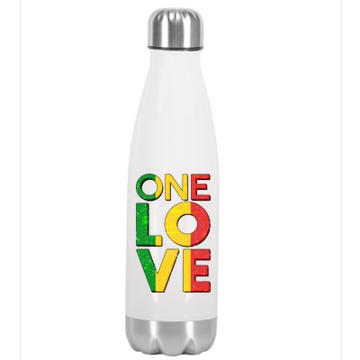 One Love African Colors Stainless Steel Insulated Water Bottle