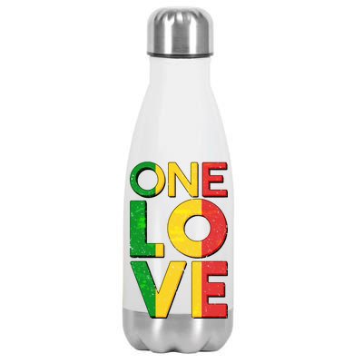 One Love African Colors Stainless Steel Insulated Water Bottle