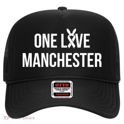 One Love Manchester United High Crown Mesh Back Trucker Hat