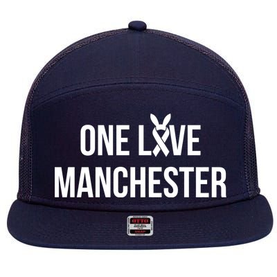 One Love Manchester United 7 Panel Mesh Trucker Snapback Hat