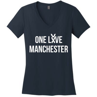 One Love Manchester United Women's V-Neck T-Shirt