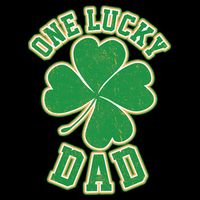 One Lucky Dad Cooling Performance Crew T-Shirt