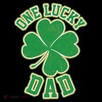 One Lucky Dad Tall T-Shirt