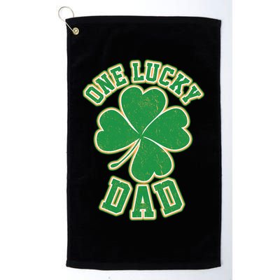 One Lucky Dad Golf Towel