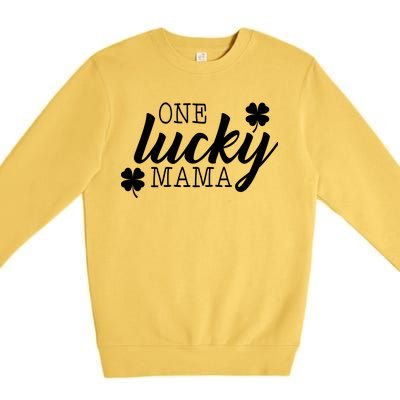 One Lucky Mama Premium Crewneck Sweatshirt