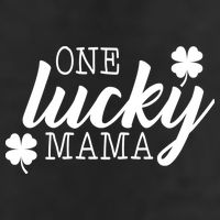 One Lucky Mama 7 Panel Mesh Trucker Snapback Hat