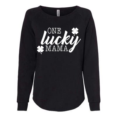 One Lucky Mama Womens California Wash Sweatshirt