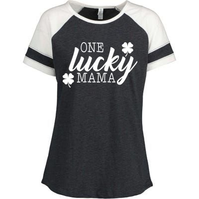 One Lucky Mama Enza Ladies Jersey Colorblock Tee