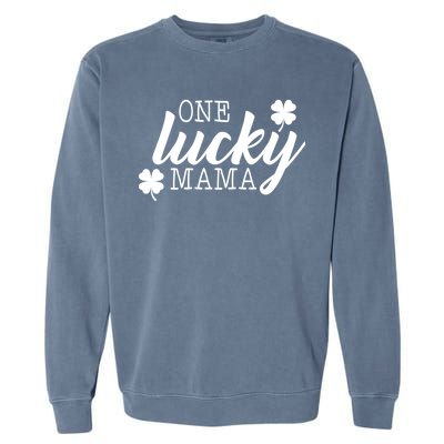 One Lucky Mama Garment-Dyed Sweatshirt