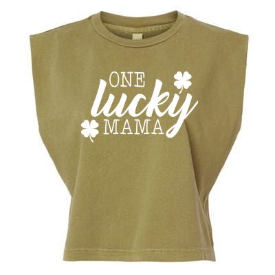 One Lucky Mama Garment-Dyed Women's Muscle Tee