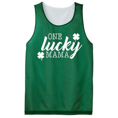 One Lucky Mama Mesh Reversible Basketball Jersey Tank