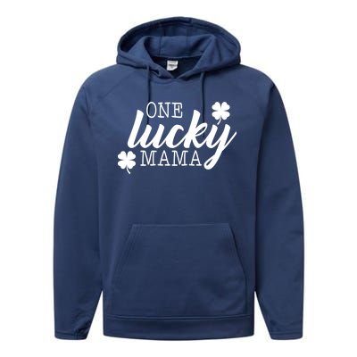 One Lucky Mama Performance Fleece Hoodie