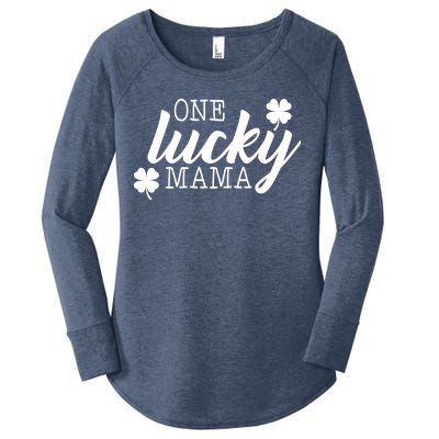 One Lucky Mama Women's Perfect Tri Tunic Long Sleeve Shirt