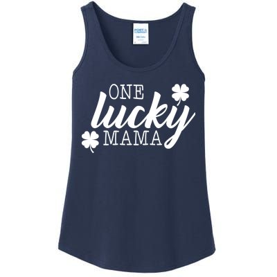 One Lucky Mama Ladies Essential Tank