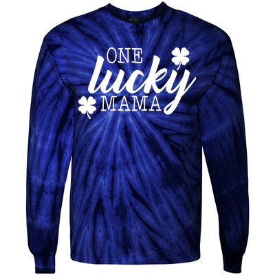 One Lucky Mama Tie-Dye Long Sleeve Shirt