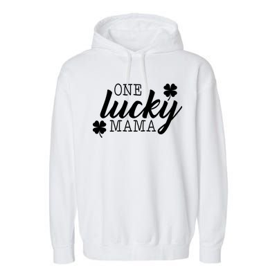 One Lucky Mama Garment-Dyed Fleece Hoodie