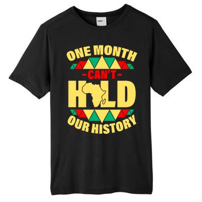 One Month Can't Hold Our History Africa Pride Tall Fusion ChromaSoft Performance T-Shirt