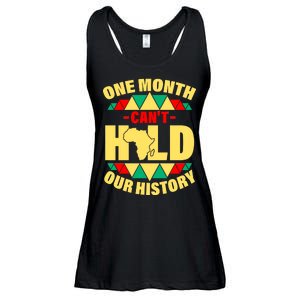 One Month Can't Hold Our History Africa Pride Ladies Essential Flowy Tank