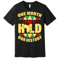 One Month Can't Hold Our History Africa Pride Premium T-Shirt