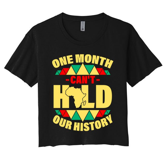One Month Can't Hold Our History Africa Pride Crop Top