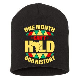 One Month Can't Hold Our History Africa Pride Short Acrylic Beanie