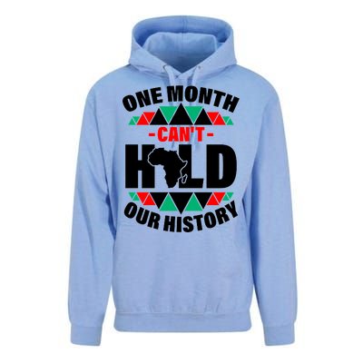 One Month Can't Hold Our History Africa Pride Unisex Surf Hoodie