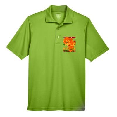 One Month Can't Hold Our History African Colors Men's Origin Performance Pique Polo