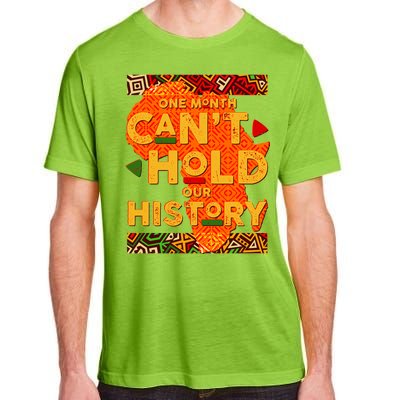 One Month Can't Hold Our History African Colors Adult ChromaSoft Performance T-Shirt