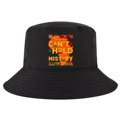 One Month Can't Hold Our History African Colors Cool Comfort Performance Bucket Hat