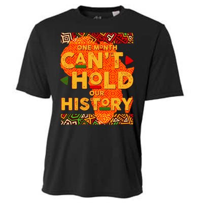 One Month Can't Hold Our History African Colors Cooling Performance Crew T-Shirt