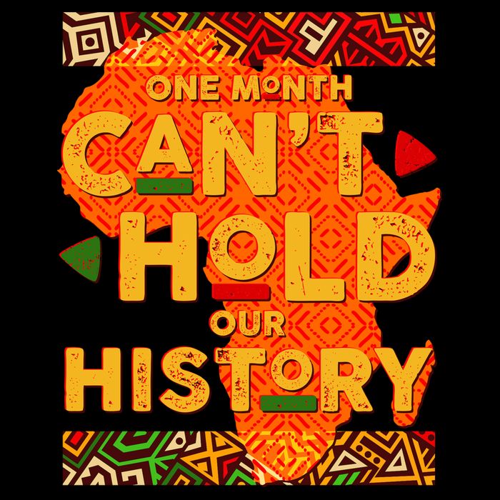 One Month Can't Hold Our History African Colors Bucket Hat