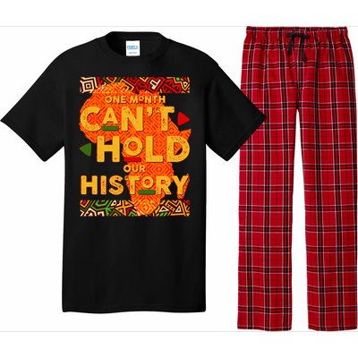 One Month Can't Hold Our History African Colors Pajama Set