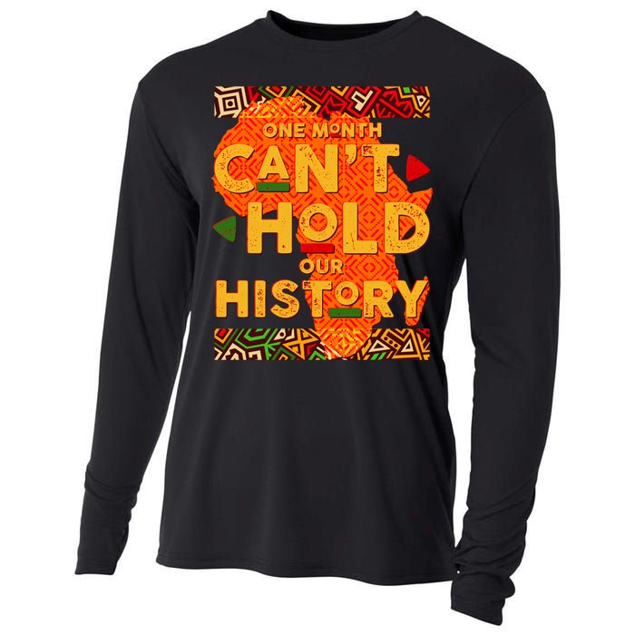 One Month Can't Hold Our History African Colors Cooling Performance Long Sleeve Crew