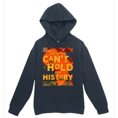 One Month Can't Hold Our History African Colors Urban Pullover Hoodie