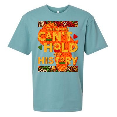 One Month Can't Hold Our History African Colors Sueded Cloud Jersey T-Shirt