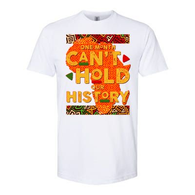 One Month Can't Hold Our History African Colors Softstyle CVC T-Shirt