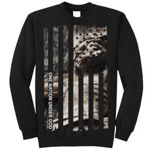 One Nation Under God American Jesus Flag Sweatshirt