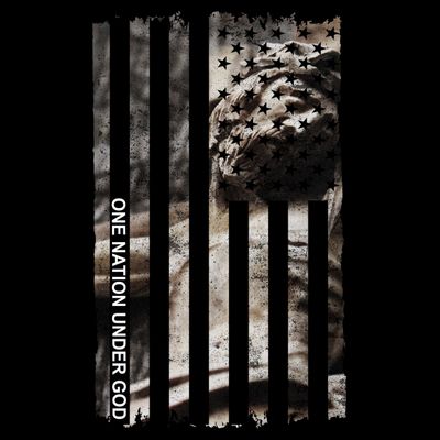 One Nation Under God American Jesus Flag T-Shirt