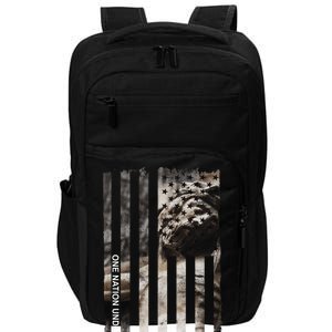 One Nation Under God American Jesus Flag Impact Tech Backpack